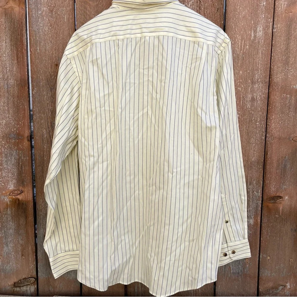 DENVER HAYES Never Iron Men’s Button Down Long Sleeve Shirt Large - Picture 12 of 13